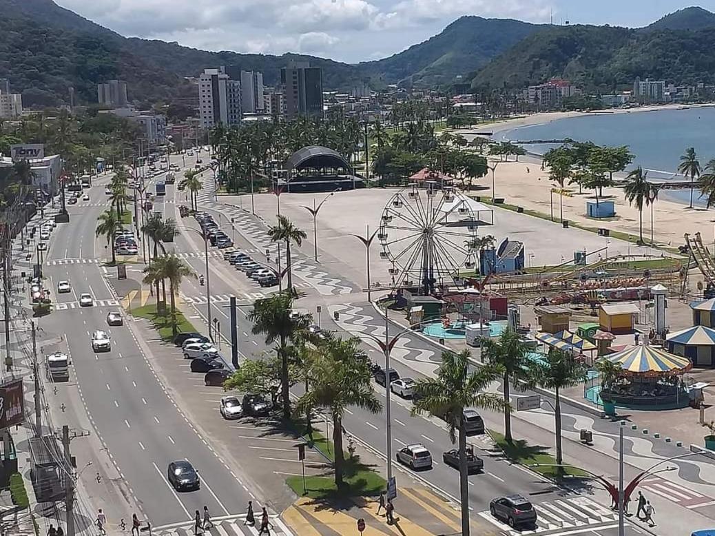 Апартаменти Apartamento Avenida Da Praia Centro Карагуататуба Номер фото